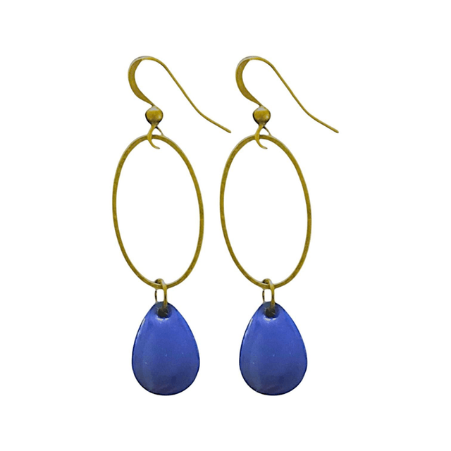 Boucles d'oreilles bronze SARASVATI