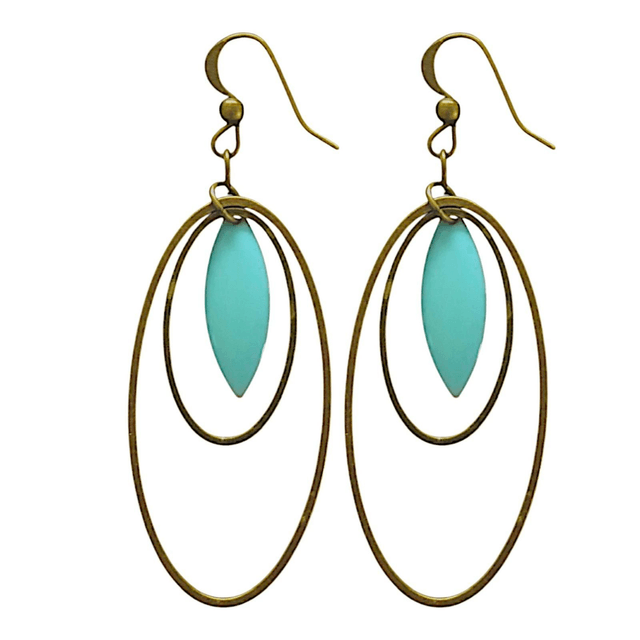 Boucles d'oreilles bronze MAWU