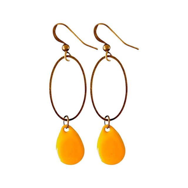 Boucles d'oreilles bronze SARASVATI