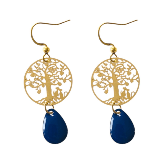 Boucles d'oreilles dorées NAMU