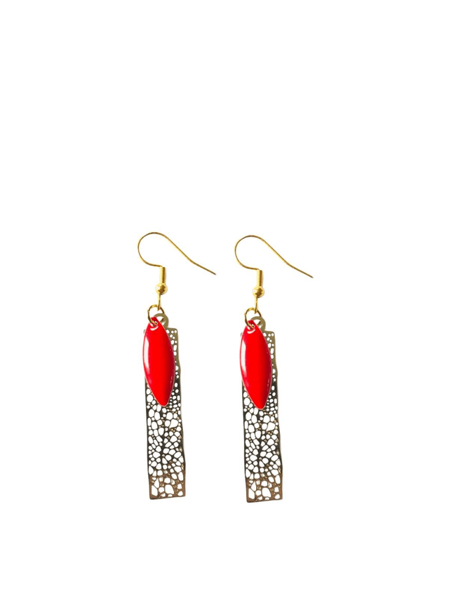 Boucles d'oreilles dorées BINDOL
