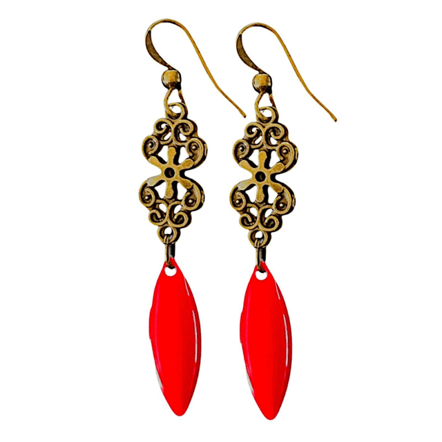 Boucles d'oreilles bronze NÜWA