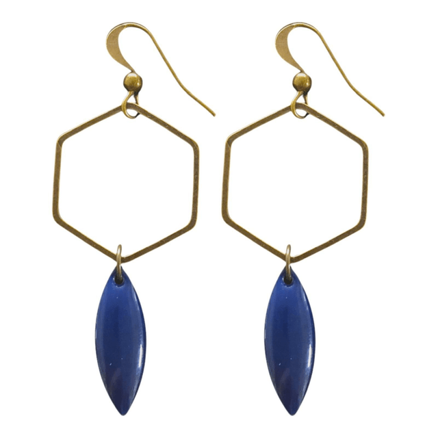 Boucles d'oreilles bronze IXCHEL
