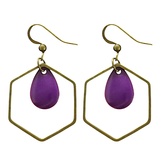 Boucles d'oreilles bronze ANAHITA