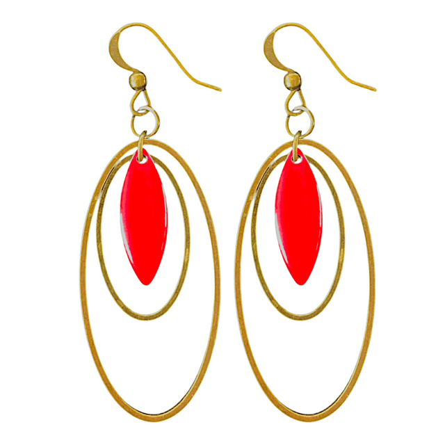 Boucles d'oreilles bronze MAWU