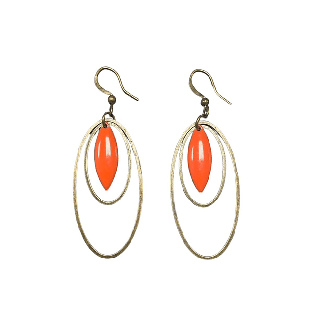 Boucles d'oreilles bronze MAWU
