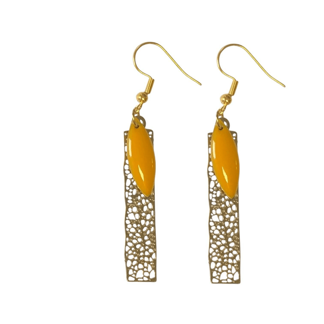 Boucles d'oreilles dorées BINDOL