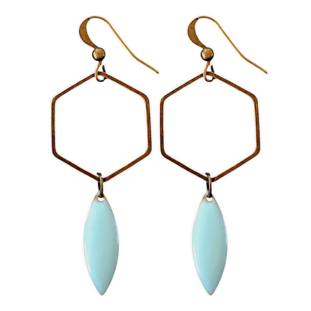 Boucles d'oreilles bronze IXCHEL