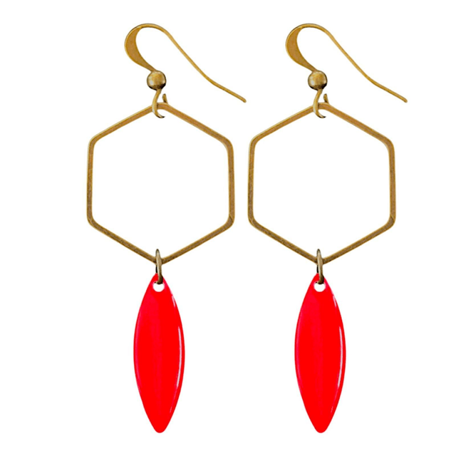 Boucles d'oreilles bronze IXCHEL