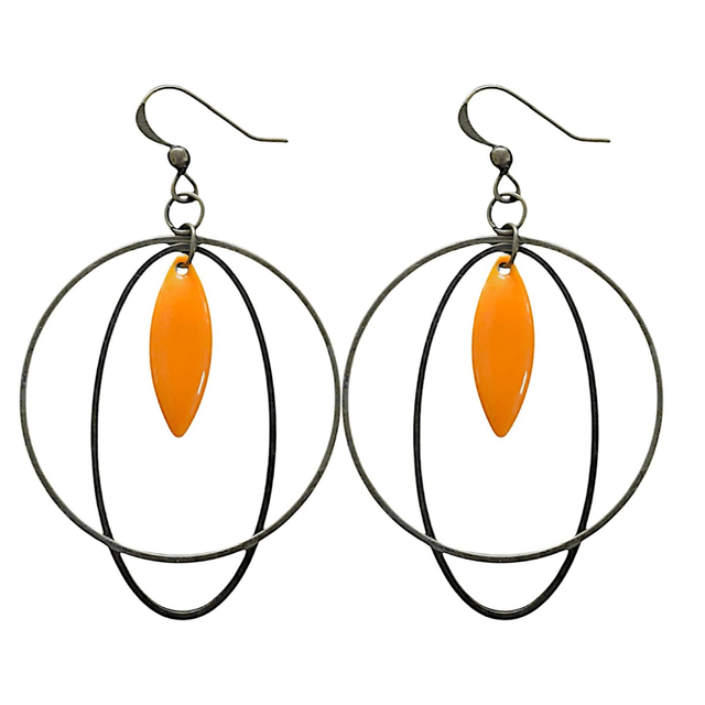 Boucles d'oreilles bronze SELENE