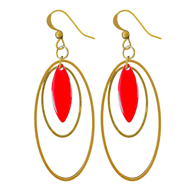 Boucles d'oreilles bronze MAWU