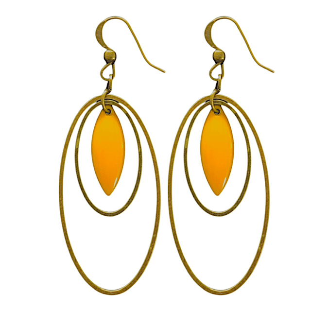 Boucles d'oreilles bronze MAWU