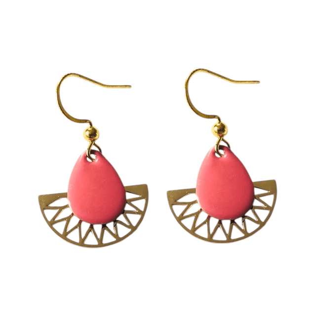 Boucles d'oreilles dorées LUNA
