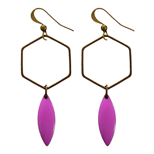 Boucles d'oreilles bronze IXCHEL