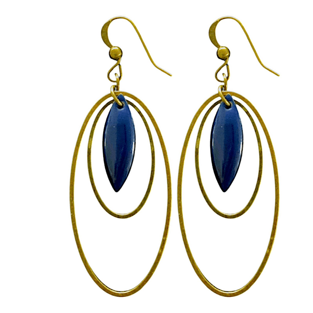Boucles d'oreilles bronze MAWU