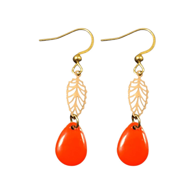 Boucles d'oreilles dorées WARAQA