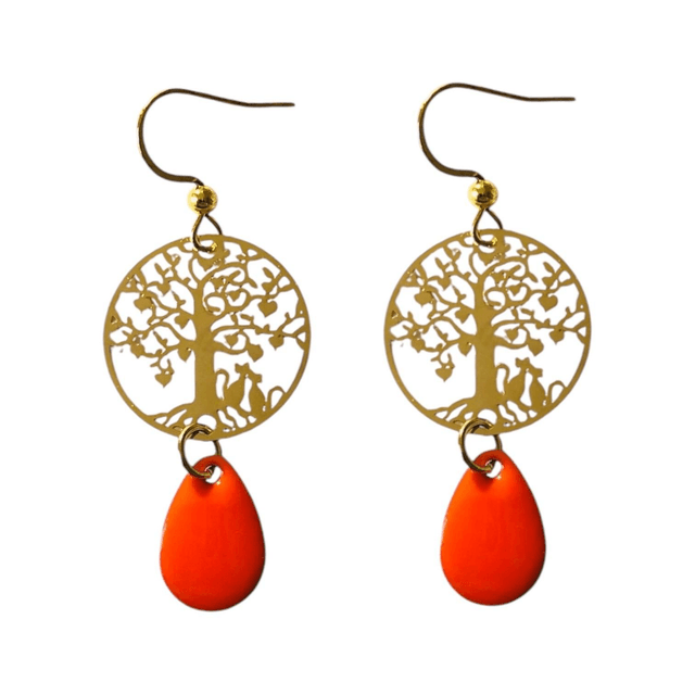 Boucles d'oreilles dorées NAMU