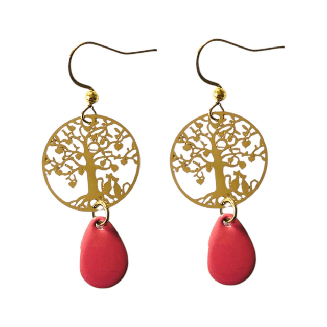 Boucles d'oreilles dorées NAMU