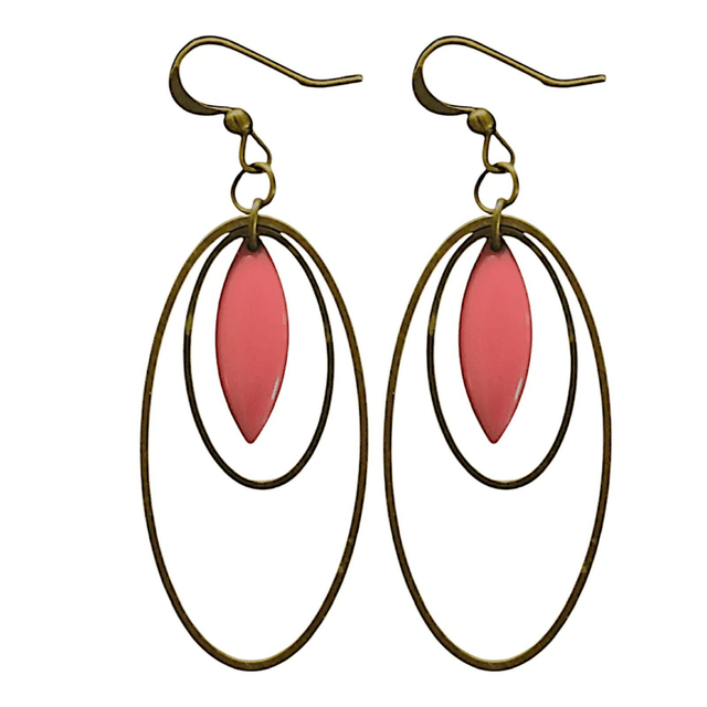 Boucles d'oreilles bronze MAWU