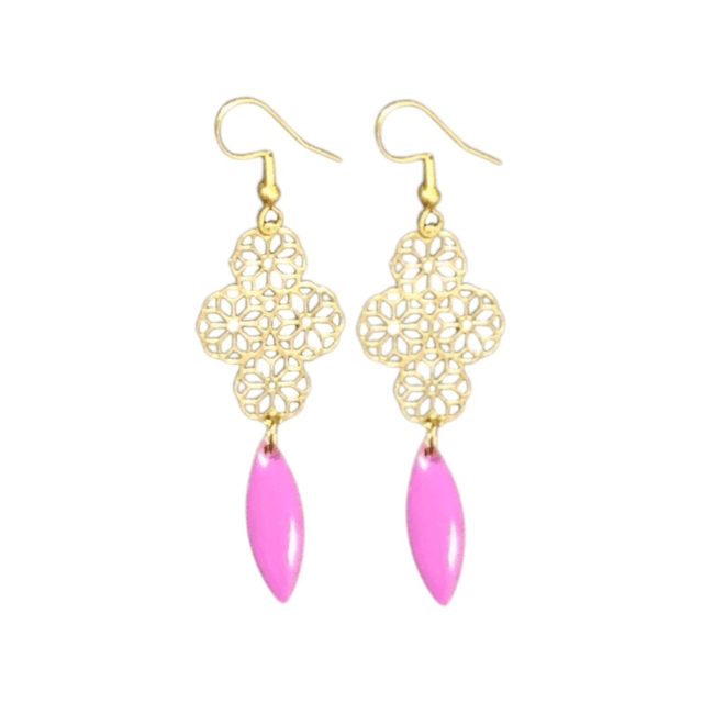 Boucles d'oreilles dorées SENKOMADO