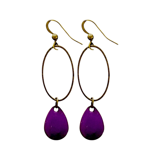 Boucles d'oreilles bronze SARASVATI