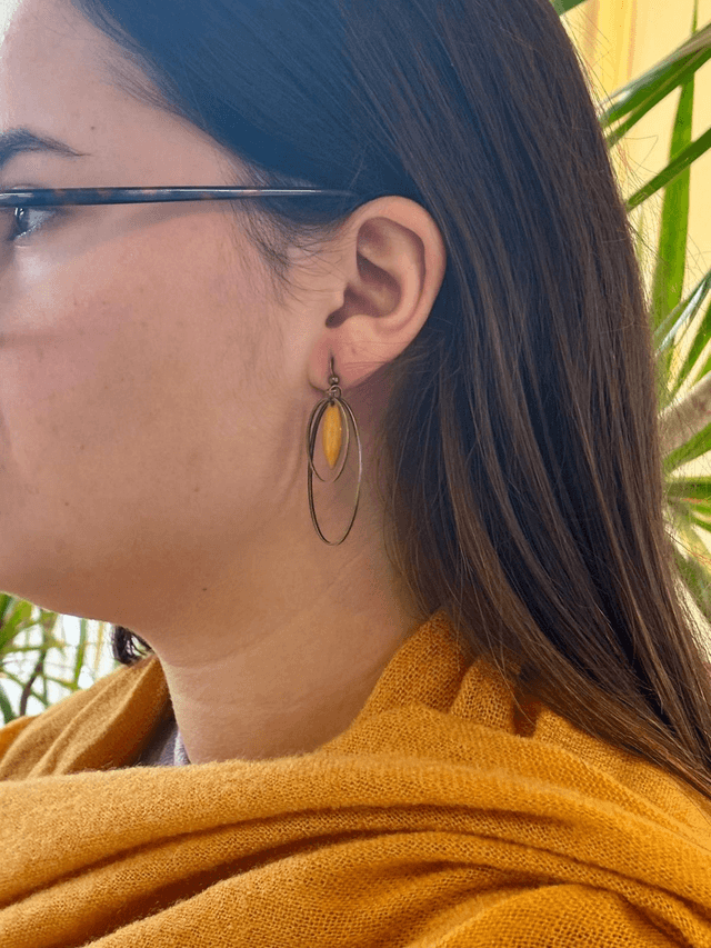 Boucles d'oreilles bronze MAWU