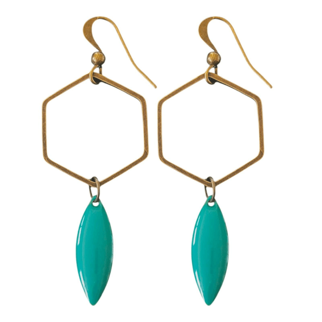 Boucles d'oreilles bronze IXCHEL