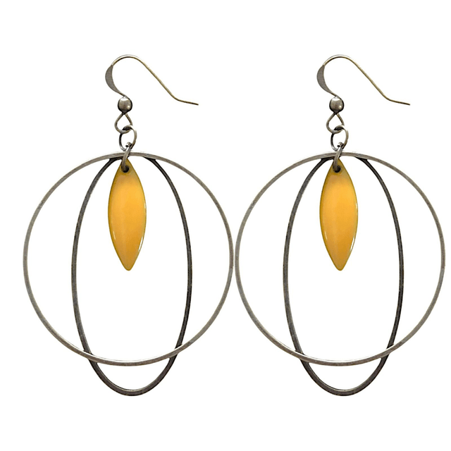 Boucles d'oreilles bronze SELENE