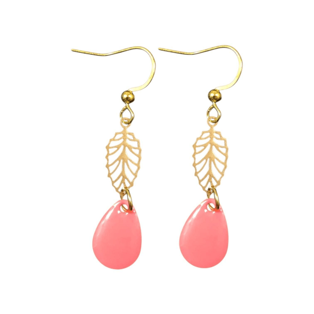 Boucles d'oreilles dorées WARAQA