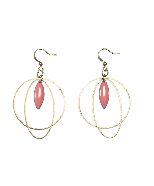 Boucles d'oreilles bronze SELENE