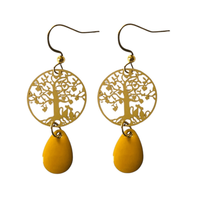 Boucles d'oreilles dorées NAMU