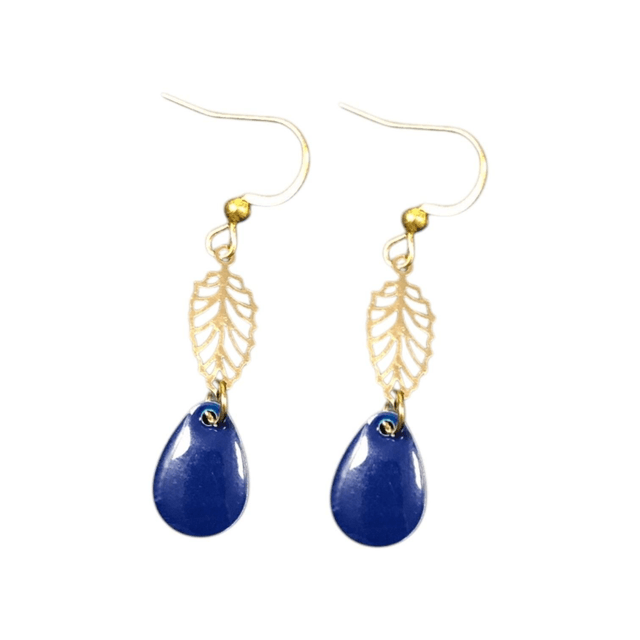 Boucles d'oreilles dorées WARAQA
