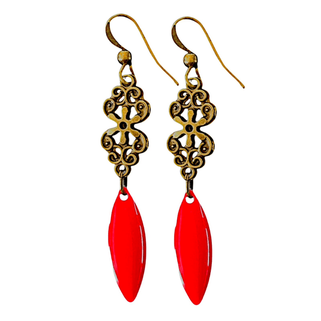 Boucles d'oreilles bronze NÜWA