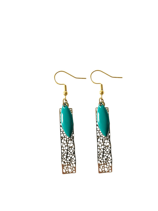 Boucles d&#039;oreilles dorées BINDOL