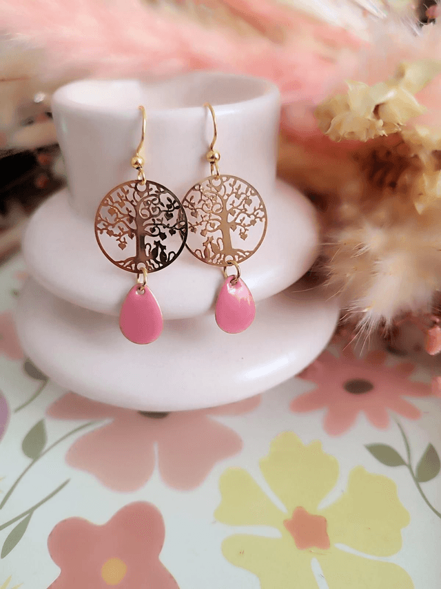 Boucles d&#039;oreilles dorées NAMU
