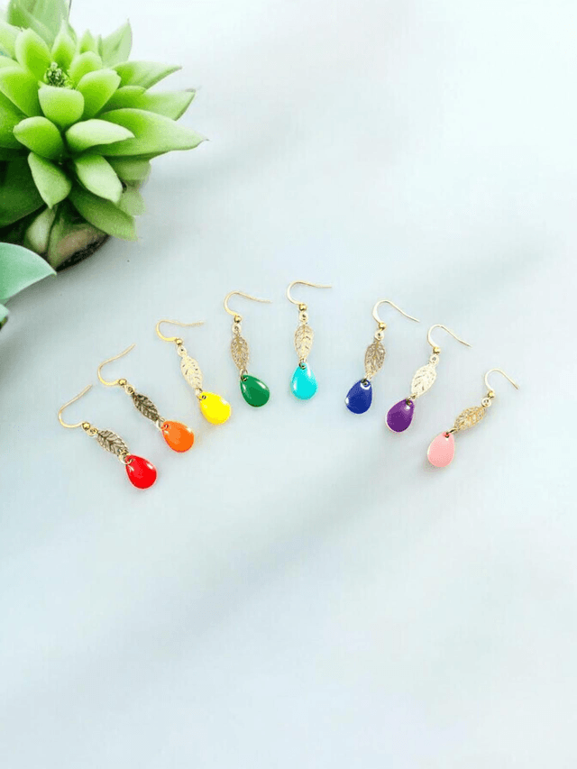 Boucles d&#039;oreilles dorées WARAQA