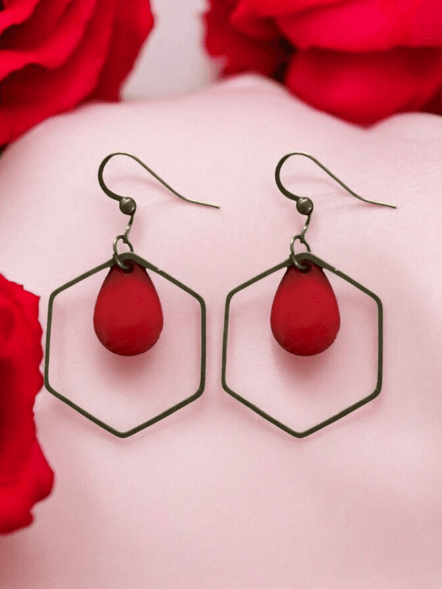 Boucles d&#039;oreilles bronze ANAHITA