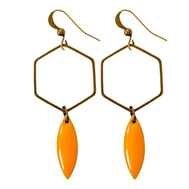Boucles d&#039;oreilles bronze IXCHEL